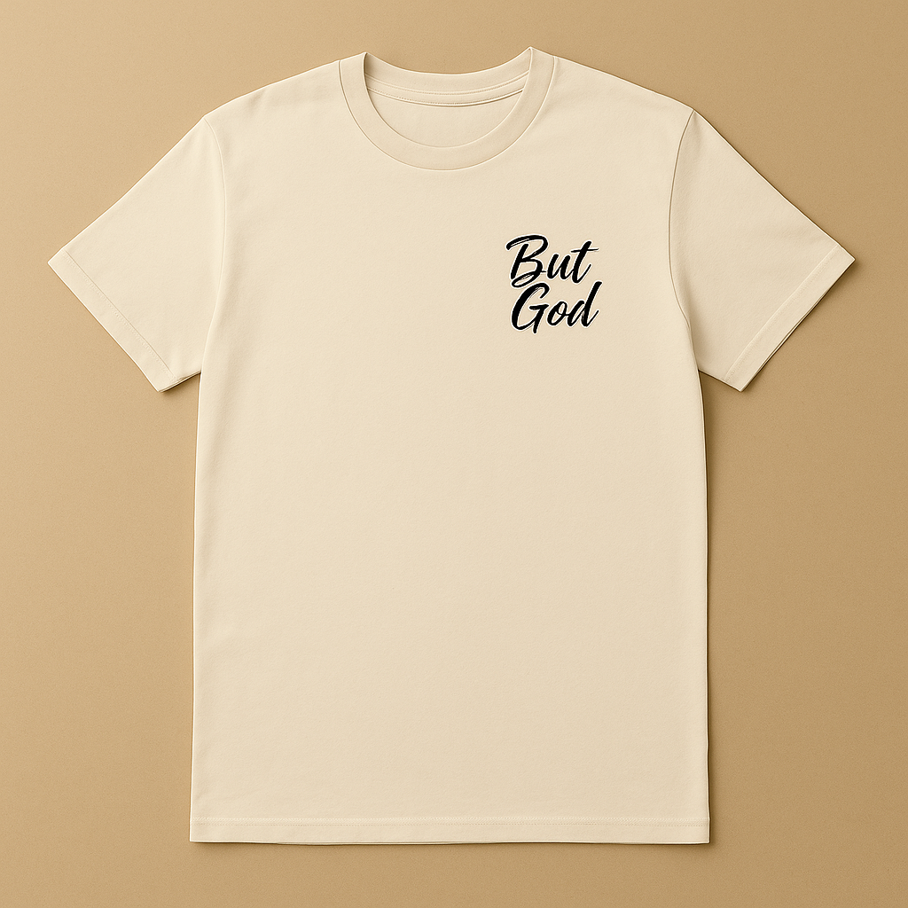BUT GOD™ Tee ( Cream)